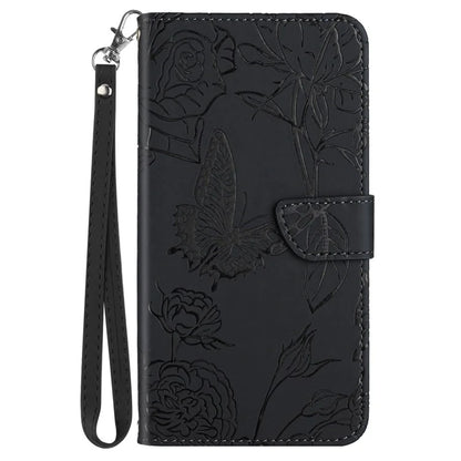 HT03 For OnePlus 12R 5G / Ace 3 5G Phone Case Imprinted Leather Cover with Hand Strap
