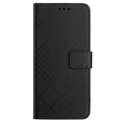 HT06 For OnePlus 12R 5G / Ace 3 5G Wallet Case Rhombus Pattern Leather Flip Cover