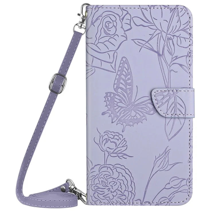 HT03 For Xiaomi Redmi Note 13 Pro 4G / Poco M6 Pro 4G Shockproof Case Imprinted Leather Phone Cover