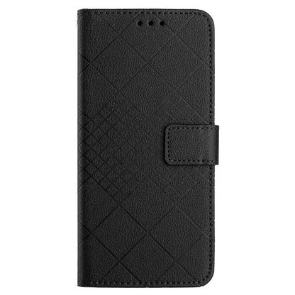 HT06 For Xiaomi Redmi Note 13 Pro 4G / Poco M6 Pro 4G Wallet Phone Case Rhombus Pattern Leather Flip Cover