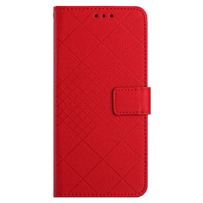 HT06 For Xiaomi Redmi Note 13 Pro 4G / Poco M6 Pro 4G Wallet Phone Case Rhombus Pattern Leather Flip Cover