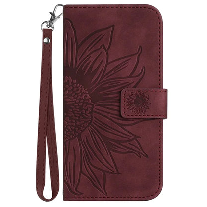 HT04 For Xiaomi Redmi Note 13 Pro 4G / Poco M6 Pro 4G Case Leather Phone Cover with Wrist Strap