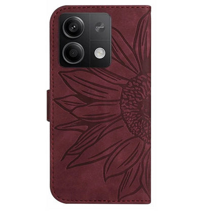 HT04 For Xiaomi Redmi Note 13 Pro 4G / Poco M6 Pro 4G Case Leather Phone Cover with Wrist Strap