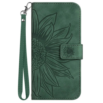 HT04 For Xiaomi Redmi Note 13 Pro 4G / Poco M6 Pro 4G Case Leather Phone Cover with Wrist Strap