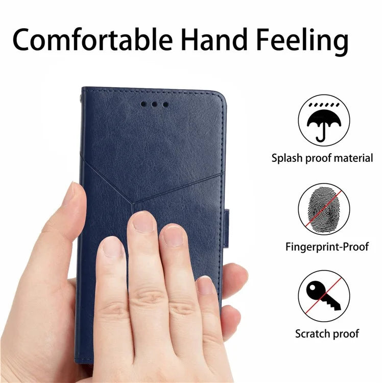 HT01 For Xiaomi Redmi Note 13 Pro 4G / Poco M6 Pro 4G Protective Case PU Leather Wallet Phone Cover