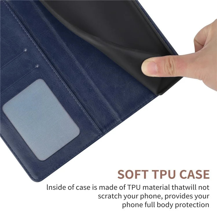 HT01 For Xiaomi Redmi Note 13 Pro 4G / Poco M6 Pro 4G Protective Case PU Leather Wallet Phone Cover