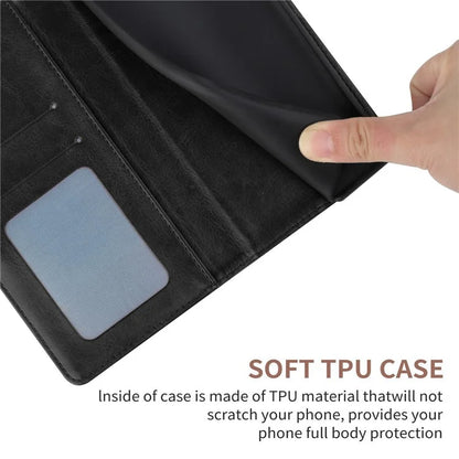 HT01 For Xiaomi Redmi Note 13 Pro 4G / Poco M6 Pro 4G Protective Case PU Leather Wallet Phone Cover