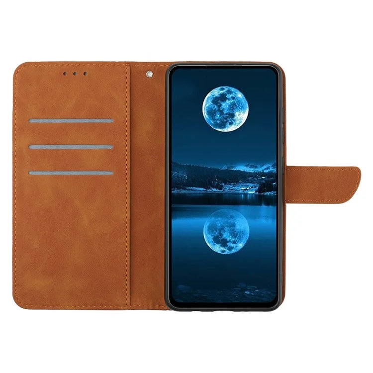 HT05 For Xiaomi Redmi Note 13 Pro 4G / Poco M6 Pro 4G Wallet Case Anti-Drop PU Leather Phone Cover