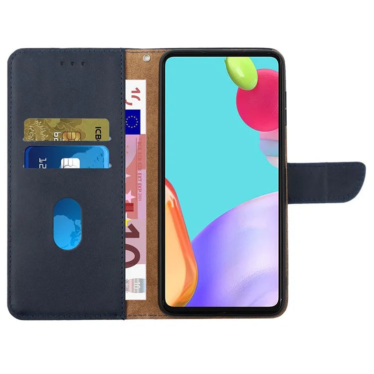 HT02 For Xiaomi Redmi A3 Case Genuine Cow Leather Wallet Phone Cover