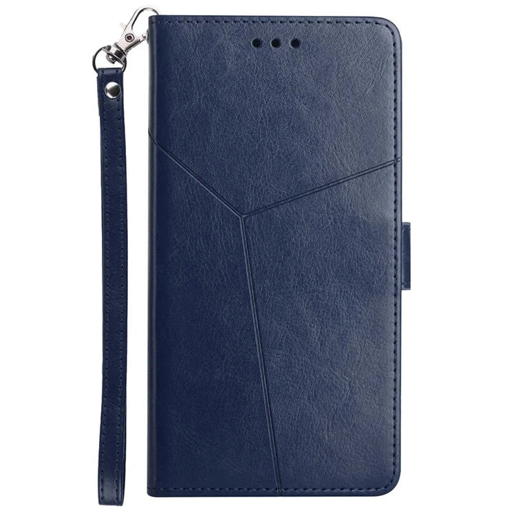 HT01 For Xiaomi Redmi A3 Wallet Phone Case Imprinted PU Leather Phone Cover with Strap