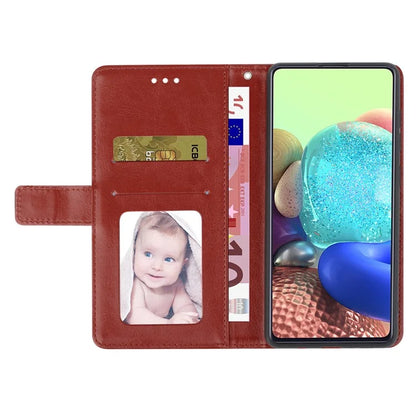 HT01 For Xiaomi Redmi A3 Wallet Phone Case Imprinted PU Leather Phone Cover with Strap