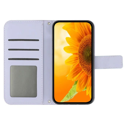 HT04 For Xiaomi Redmi A3 Leather Case Crossbody Wallet Phone Cover
