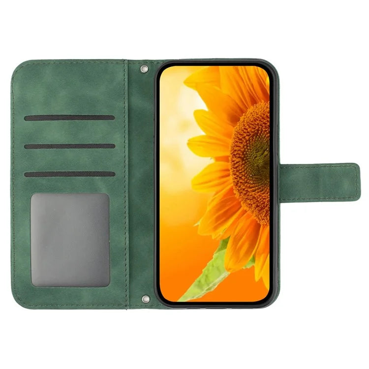 HT04 For Xiaomi Redmi A3 Leather Case Crossbody Wallet Phone Cover