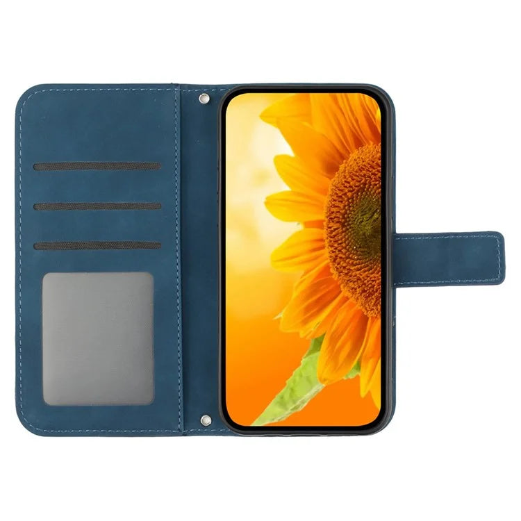 HT04 For Xiaomi Redmi A3 Leather Case Crossbody Wallet Phone Cover