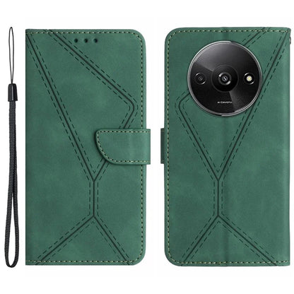 HT05 For Xiaomi Redmi A3 Wallet Phone Case PU Leather Folio Flip Cover