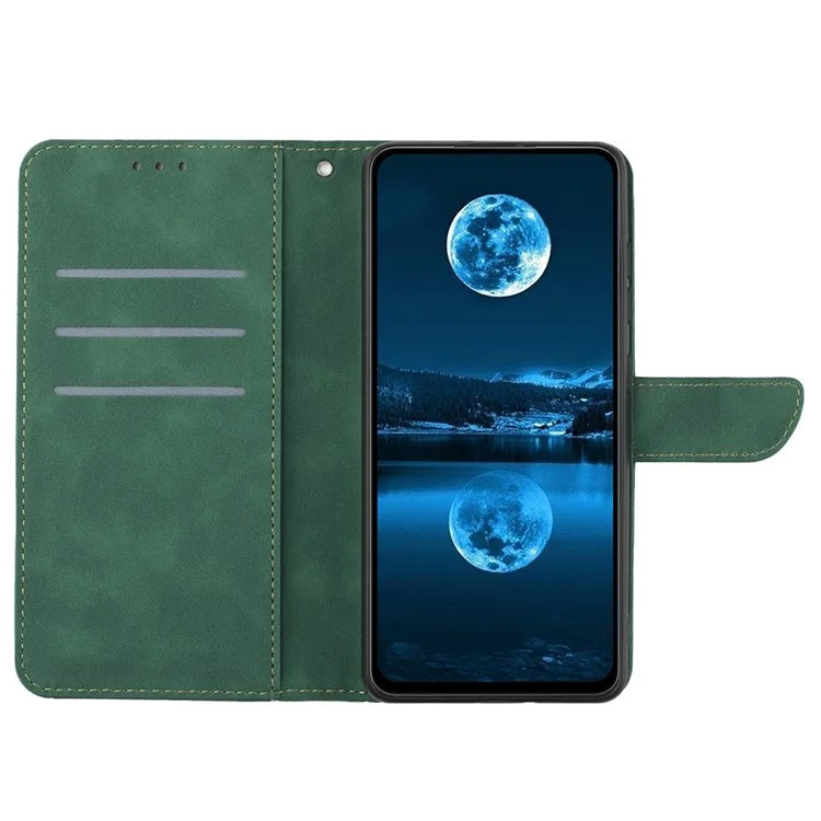 HT05 For Xiaomi Redmi A3 Wallet Phone Case PU Leather Folio Flip Cover
