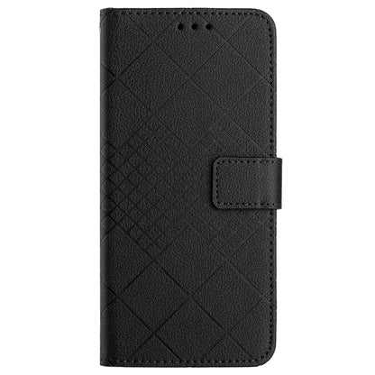 HT06 For Xiaomi Redmi A3 Case Rhombus Pattern PU Leather Folio Phone Cover