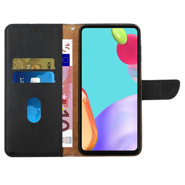 HT02 For Xiaomi 14 Ultra Wallet Case Genuine Cow Leather Stand Phone Cover
