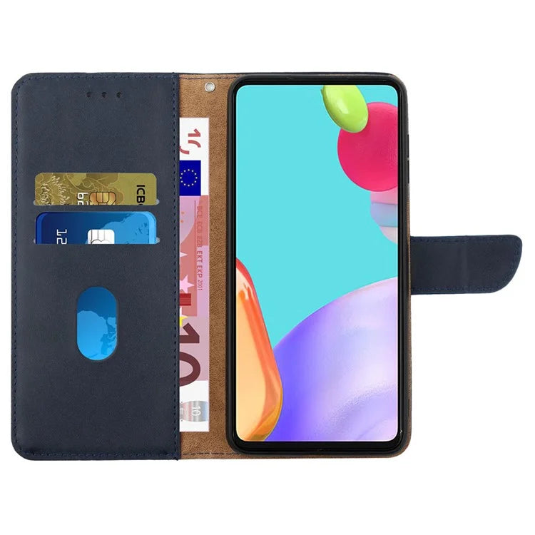 HT02 For Xiaomi 14 Ultra Wallet Case Genuine Cow Leather Stand Phone Cover