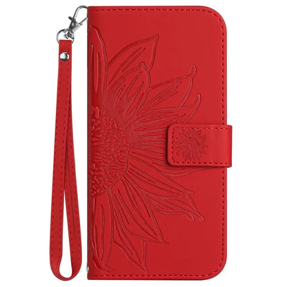 HT04 For Xiaomi 14 Ultra Case Sunflower Pattern Skin-touch Leather Phone Wallet Cover