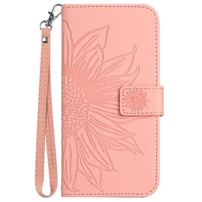 HT04 For Xiaomi 14 Ultra Case Sunflower Pattern Skin-touch Leather Phone Wallet Cover