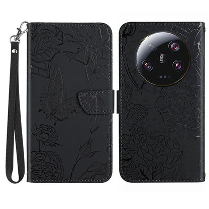 HT03 For Xiaomi 14 Ultra Leather Case Skin-touch Flip Stand Cell Phone Cover