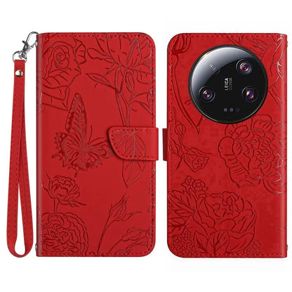 HT03 For Xiaomi 14 Ultra Leather Case Skin-touch Flip Stand Cell Phone Cover