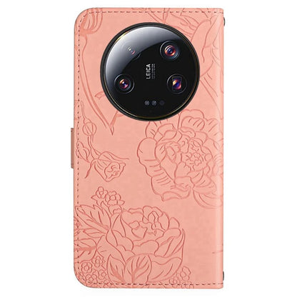 HT03 For Xiaomi 14 Ultra Leather Case Skin-touch Flip Stand Cell Phone Cover