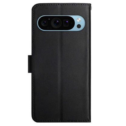HT02 For Google Pixel 9 Pro Case Genuine Cow Leather Phone Cover Nappa Texture
