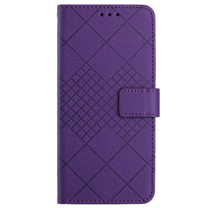 HT06 For Google Pixel 9 Pro Case PU Leather Rhombus Pattern Wallet Phone Cover