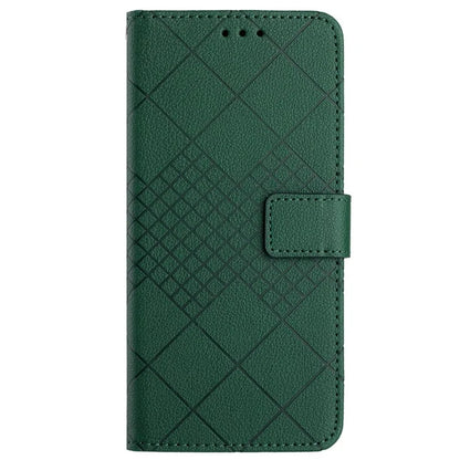 HT06 For Google Pixel 9 Pro Case PU Leather Rhombus Pattern Wallet Phone Cover