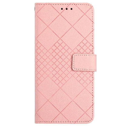 HT06 For Google Pixel 9 Pro Case PU Leather Rhombus Pattern Wallet Phone Cover
