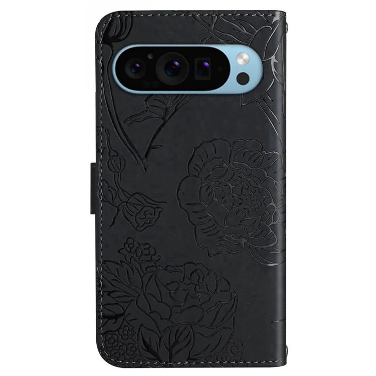 HT03 For Google Pixel 9 Pro Case Flip Stand View Skin-touch Leather Phone Cover