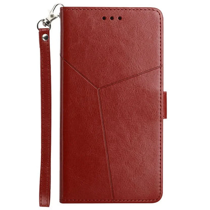 HT01 For Google Pixel 9 Pro Case Wallet PU Leather Stand Phone Cover with Strap