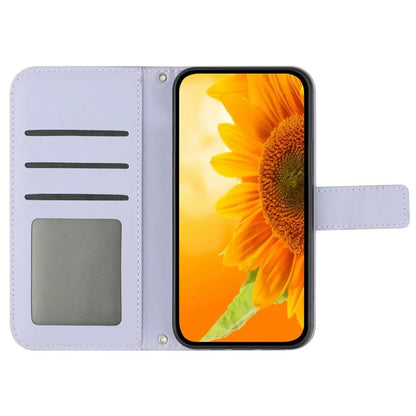 HT04 For Google Pixel 9 Pro Leather Case Crossbody Phone Cover with Wallet Stand
