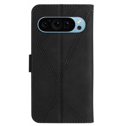 HT05 For Google Pixel 9 Pro Wallet Case PU Leather Stand Flip Phone Cover