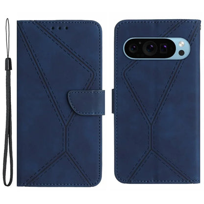 HT05 For Google Pixel 9 Pro Wallet Case PU Leather Stand Flip Phone Cover