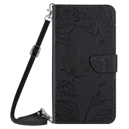 HT03 For Google Pixel 9 Pro Case Flower Imprinted Leather Skin-touch Phone Cover