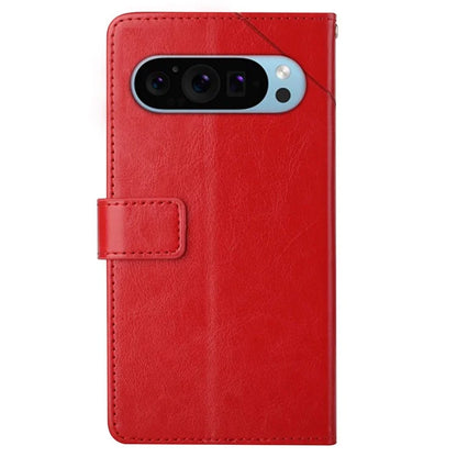 HT01 For Google Pixel 9 Leather Case with Strap Wallet Flip Phone Cover