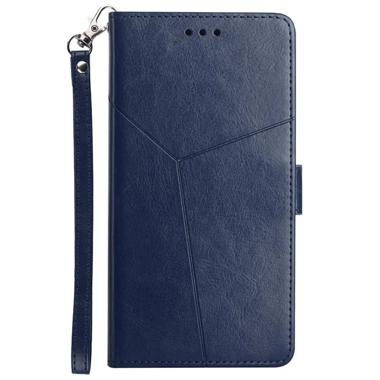 HT01 For Google Pixel 9 Leather Case with Strap Wallet Flip Phone Cover