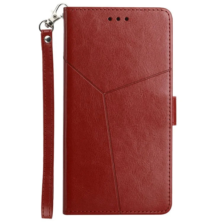 HT01 For Google Pixel 9 Leather Case with Strap Wallet Flip Phone Cover