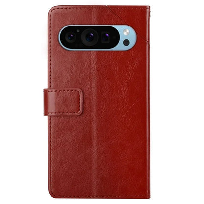 HT01 For Google Pixel 9 Leather Case with Strap Wallet Flip Phone Cover