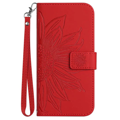 HT04 For Google Pixel 9 Case Sunflower Leather Phone Cover with Wallet Stand