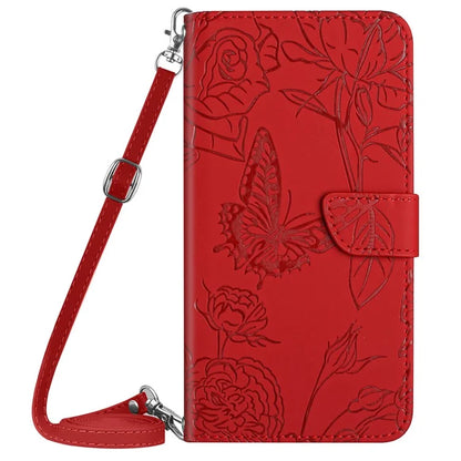 HT03 For Google Pixel 9 Case Imprinted Leather Wallet Phone Cover with Shoulder Strap