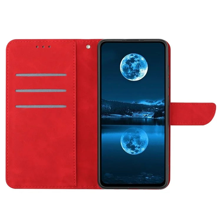 HT05 For Google Pixel 9 Case PU Leather Wallet Phone Cover Lines Imprinted