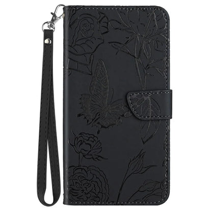 HT03 For Google Pixel 9 Case Butterfly Flower Shockproof Phone Cover Wallet