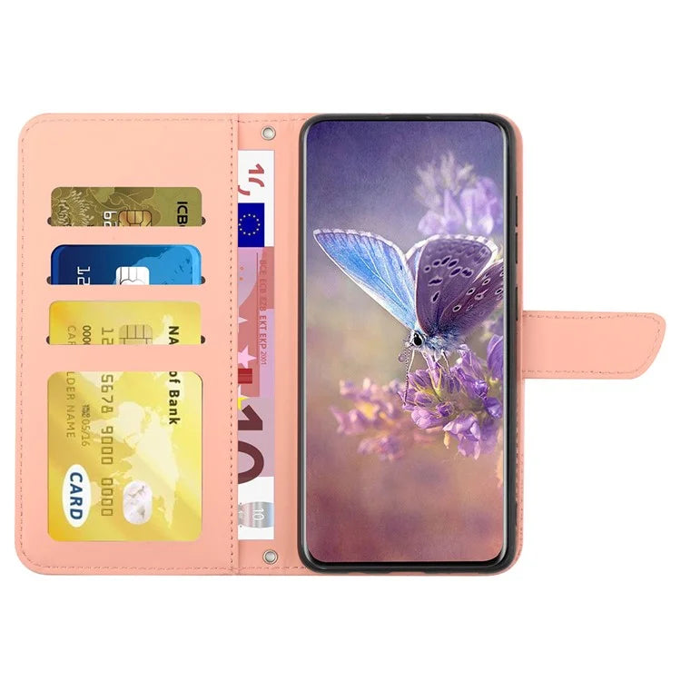 HT03 For Google Pixel 9 Case Butterfly Flower Shockproof Phone Cover Wallet
