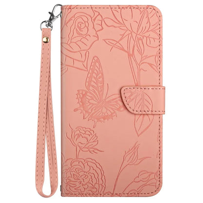 HT03 For Google Pixel 9 Case Butterfly Flower Shockproof Phone Cover Wallet