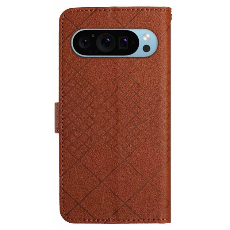 HT06 For Google Pixel 9 Case Wallet PU Leather Litchi Texture Phone Cover