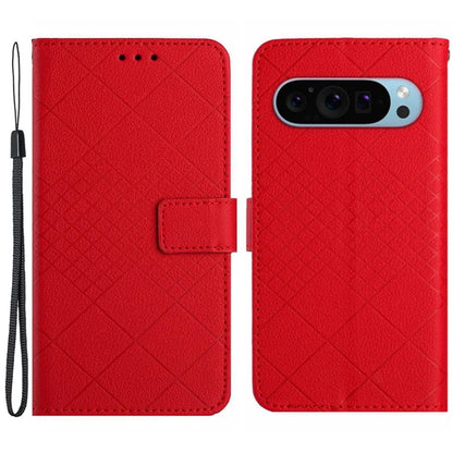 HT06 For Google Pixel 9 Case Wallet PU Leather Litchi Texture Phone Cover